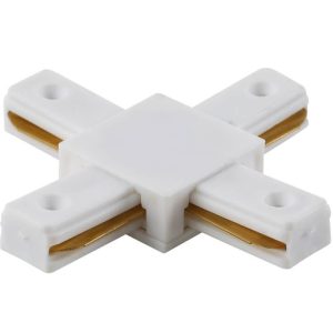 Соединитель X-образный однофазный Crystal Lux CLT 0.211 04 WH