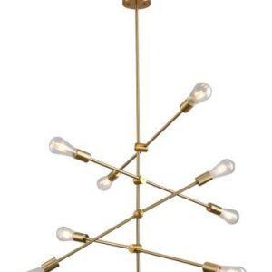 Люстра подвесная Alfa Light F3524-44 C0pper E27*8