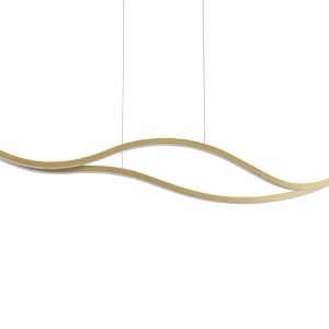 Подвесной светодиодный светильник Newport Loren 15205/S brass М0070232