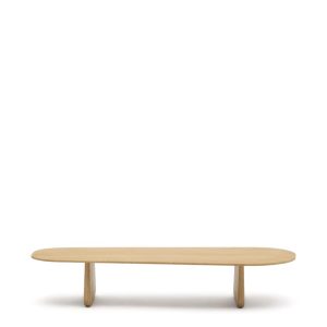 Журнальный столик Pirita из массива дуба в натуральной отделке, 146