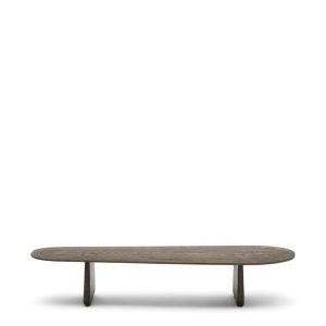 Журнальный столик Pirita из массива дуба в темной отделке, 146