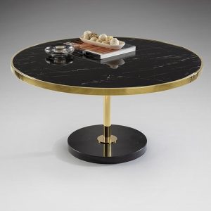 Журнальный столик Dekala черно-золотой D90