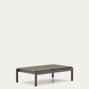 Журнальный столик Sorells из зеленого алюминия 57 x 91 см