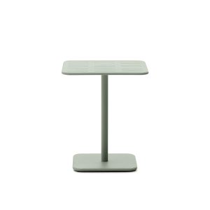 Уличный стол Brai из оцинкованной стали бирюзового цвета 70 x 70 см