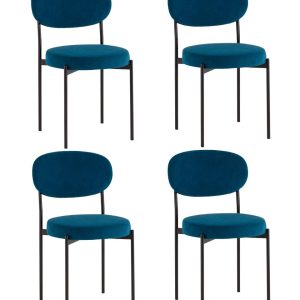 Стул Бриф DD велюр синий 4 шт.