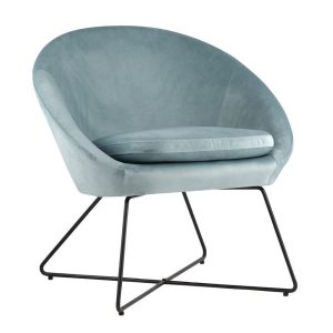 Кресло Колумбия пыльно-голубое