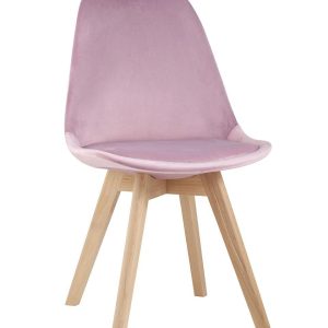 Стул FRANKFURT велюр розовый