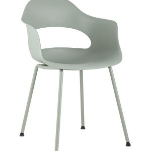 Стул Lady пластик серо-зеленый