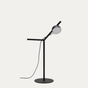 Настольная лампа Orey из черного металла с многопозиционным точечным светильником