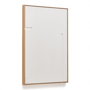 Sefri Картина с геометрическими фигурами белого цвета