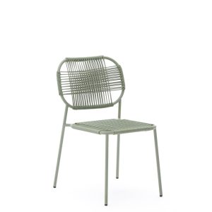 Уличный стул Talaier из шнура и оцинкованной бирюзовой стали