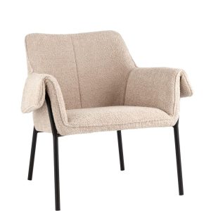 Кресло лаунж Бесс альпака бежевый