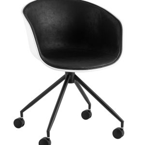 Кресло офисное LIBRA NL экокожа белый