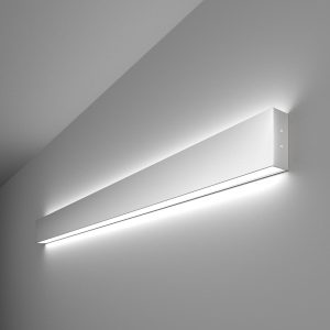 Линейный светодиодный накладной двусторонний светильник 103см 40Вт 6500K
серебряный 101-100-40-103