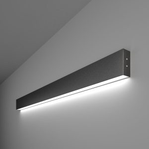 Линейный светодиодный накладной односторонний светильник 103см 20Вт 6500К
черный LSG-02-1-8*103-16-6500-MSh