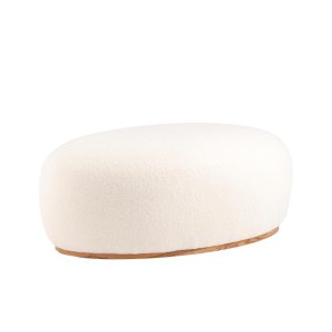 Пуф Полли XL тедди белый