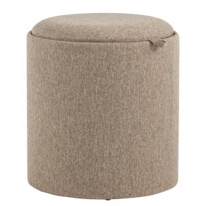 Пуф-столик с ящиком Хюгге S рогожка бежевый