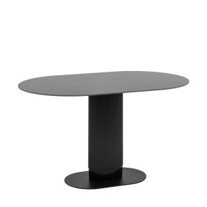 Стол обеденный Mystery 130х80 см чёрный керамика