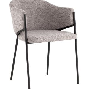 Стул Brace букле серый