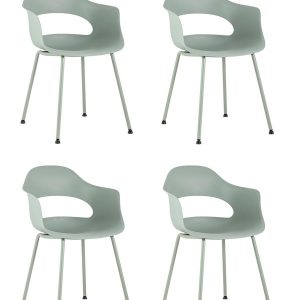 Стул Lady пластик серо-зеленый 4 шт.