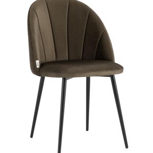 Стул Логан велюр коричневый