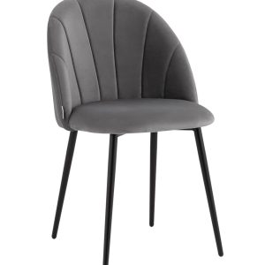 Стул Логан NEW велюр серый