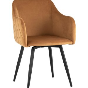 Стул Ника вращающийся велюр терракотовый