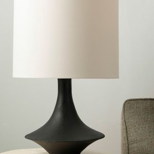 Чёрная настольная лампа “Шейди”