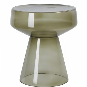 Оливковый приставной столик "Флумс" Ø 37 см.