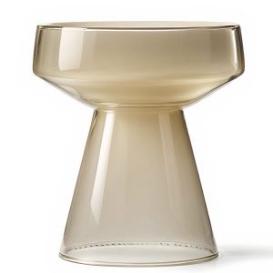 Серо-коричневый столик "Флумс" Ø 37 см.