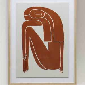 Интерьерный постер "Figure Brown"