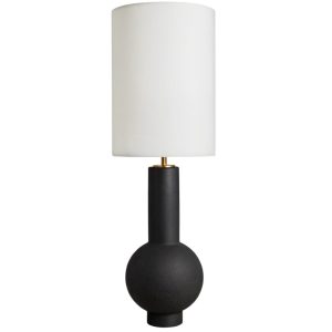 Черная настольная лампа "Коэн"