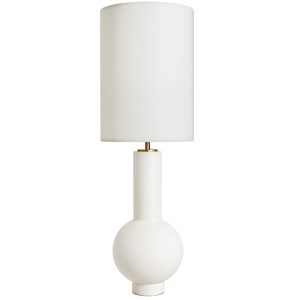 Белая настольная лампа "Коэн"