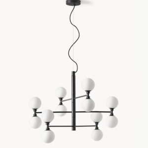 Чёрная люстра "Гровер"