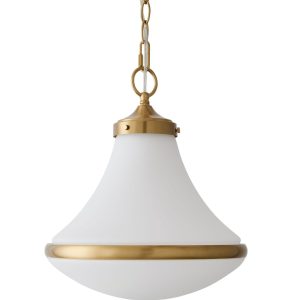 Золотистый подвесной светильник "Ларна"