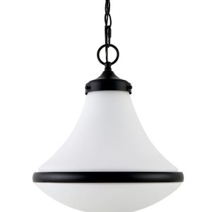 Чёрный подвесной светильник "Ларна"