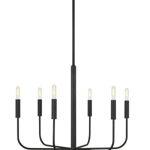 Чёрная люстра "Уорвик"