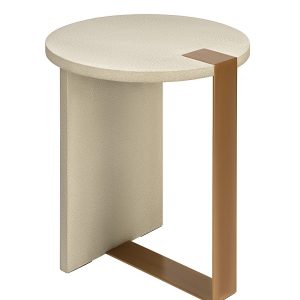 Бежевый приставной столик "Дидье"