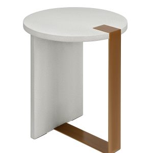 Серый приставной столик "Дидье"