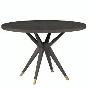 Черный обеденный стол из дуба "Изабелла"