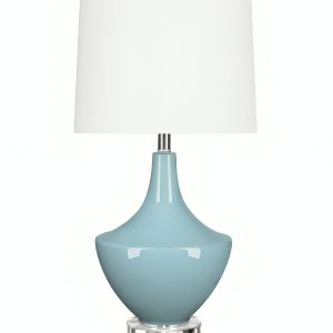 Голубая настольная лампа "Кейти"