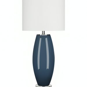 Синяя настольная лампа "Мальта"