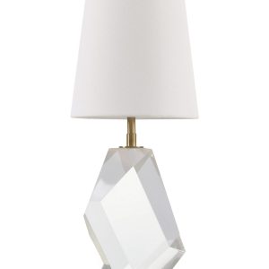 Настольная лампа "Хоуп" из цельного хрусталя