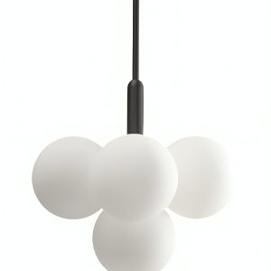 Чёрный подвесной светильник "Маниса"