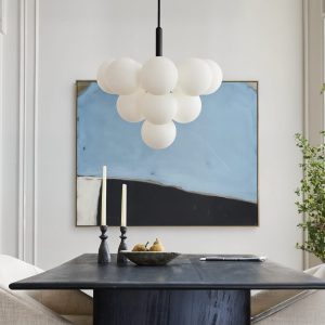 Чёрная люстра "Маниса"