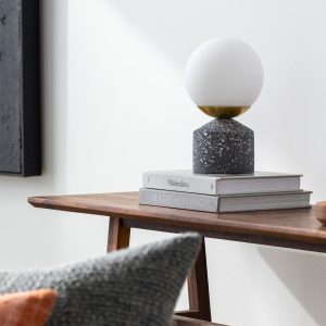 Настольная лампа с основанием из терраццо "Сурья"