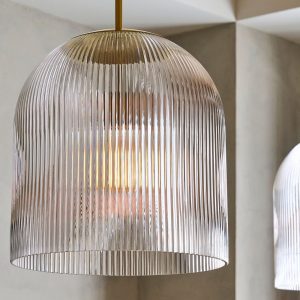 Золотой подвесной светильник "Тезоро"