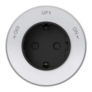 MULTITRACK Розетка 2К+З круглая 16 А/250 В БЕЛЫЙ