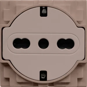 Vanguard Valero Розетка нем./итал.станд. с плоской лицевой панелью 10/16А 2 модуля