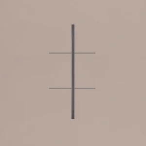 Vanguard Valero Лицевая панель для выкл. рольставень (верт. размещение) 2 модуля